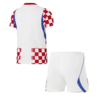 Camiseta Croacia Primera Equipación Replica Mundial 2026 para niños mangas cortas (+ Pantalones cortos)